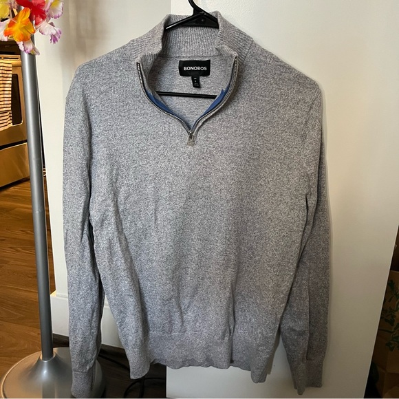Bonobos Washable Cotton Cashmere Half-Zip